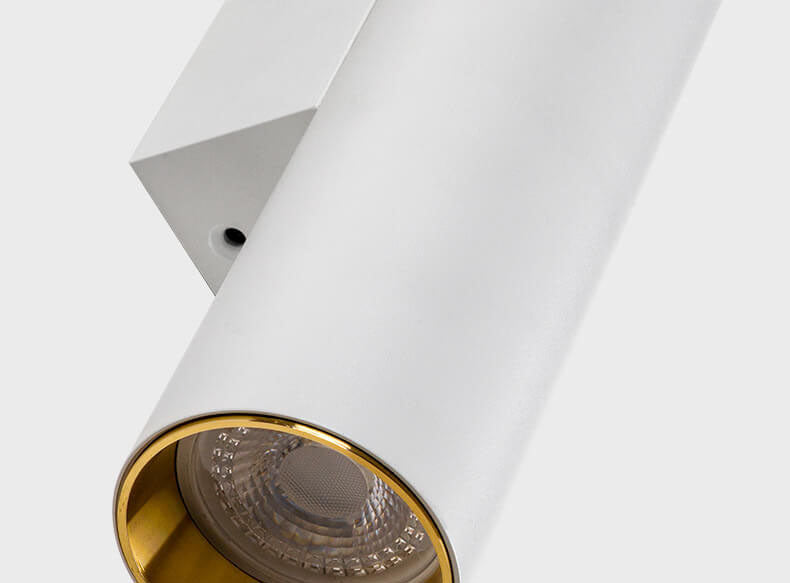 Silver Double Tube Wall Light