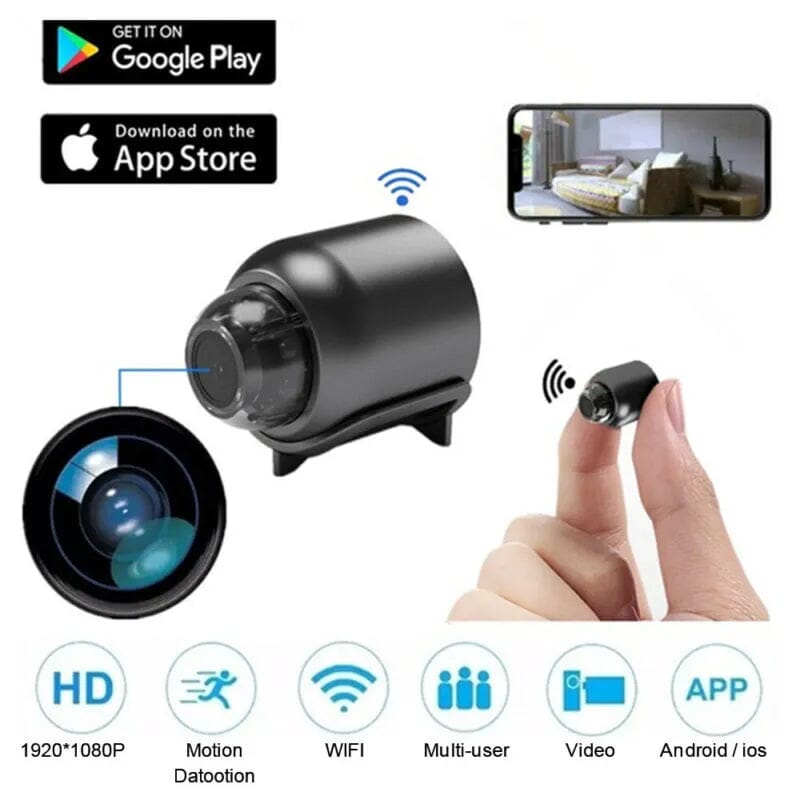 Compact WIFI Security Camera 1080P HD