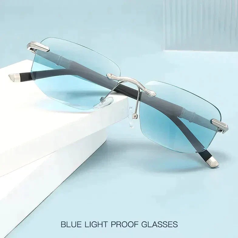 Noxord | Stylish Blue Blocker Reading Sunglasses for Men