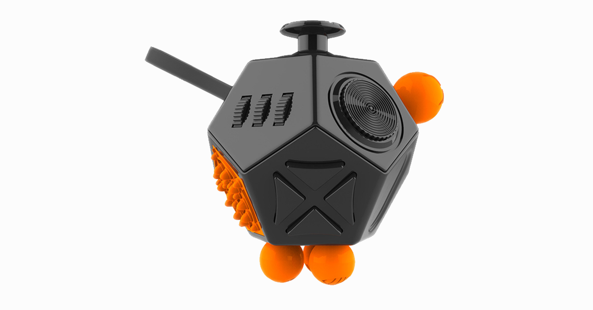 Calming 12-Side Fidget Cube for Stress Relief