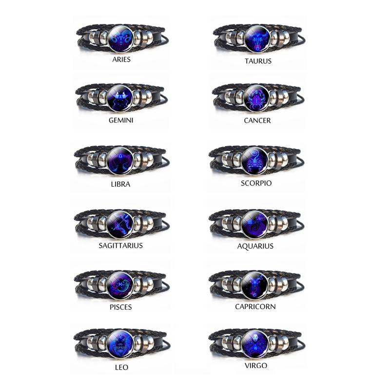 Astrology Zodiac Sign Charm Bracelet