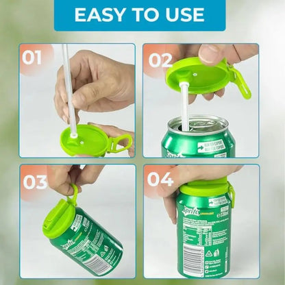 Eco Friendly 2+2 Reusable Sip Lid