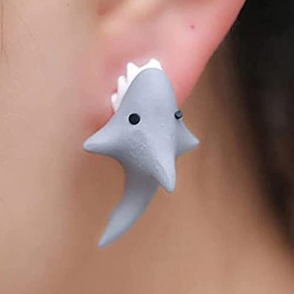 Adorable Animal Teeth Stud Earrings