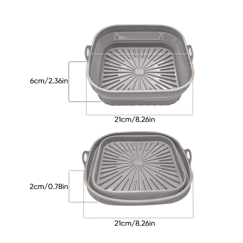 Non Stick Air Fryer Grill Mat Reusable Baking Tray