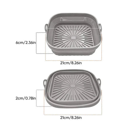 Non Stick Air Fryer Grill Mat Reusable Baking Tray