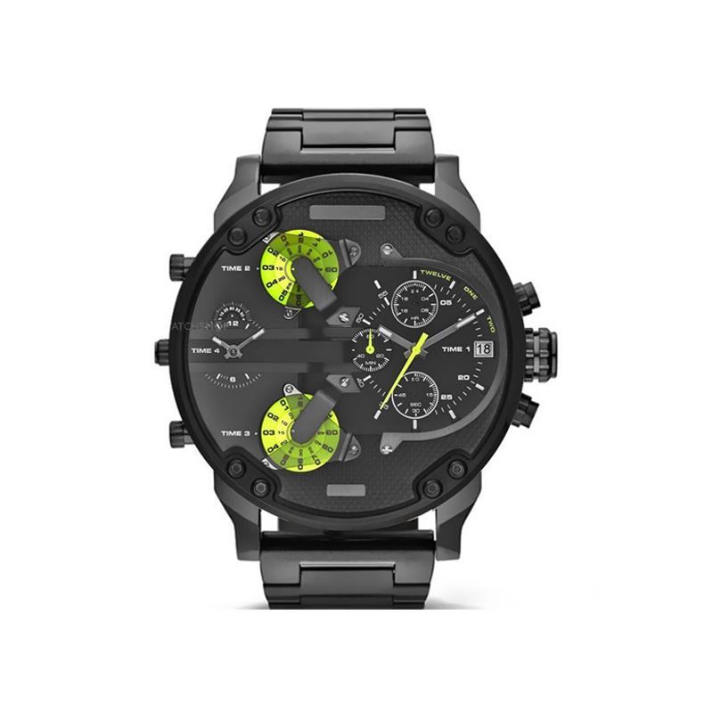 Modern Stainless Steel Quartz Chrono Watch - Cofik