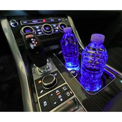 Bright LED Car Cup Holder Lights (2-Pack)