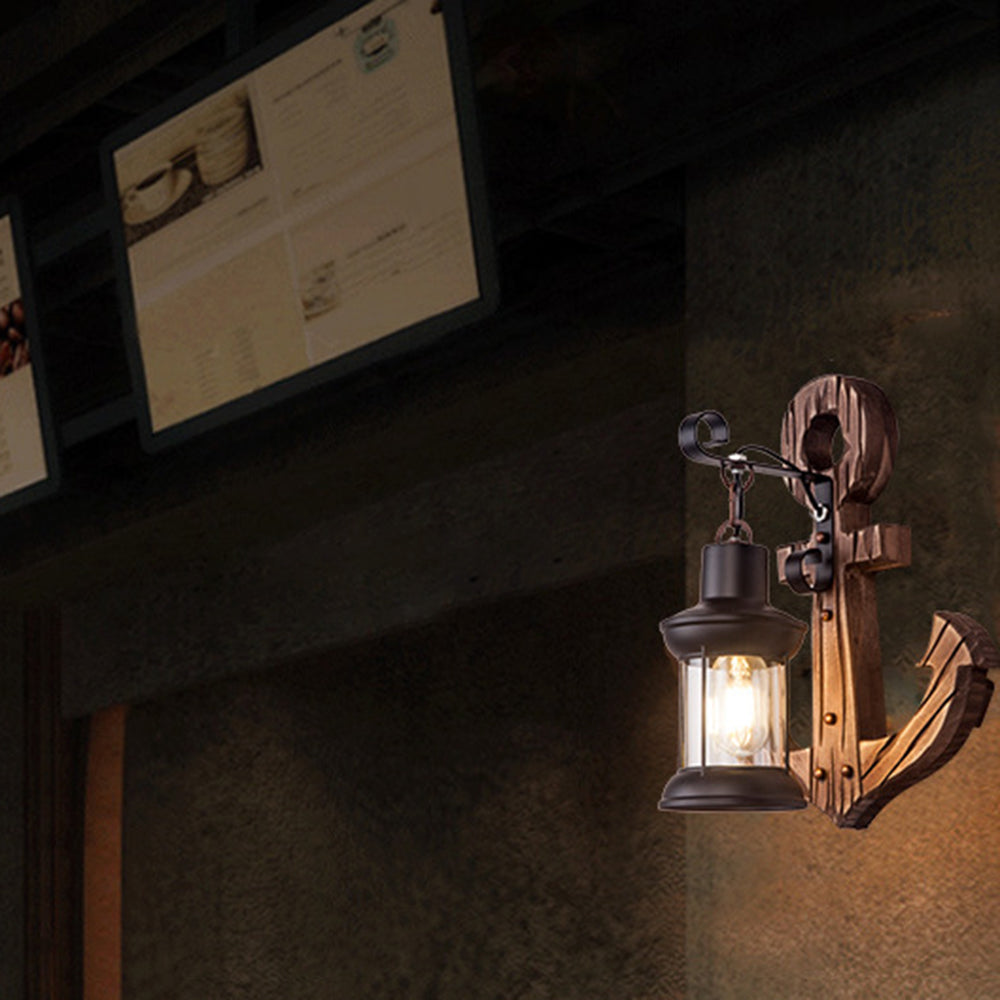 Rustic Nautical LED Wall Lamp