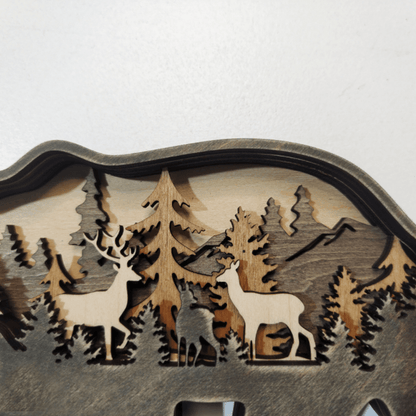 Whimsical Woodland Animal Figurine Decoration