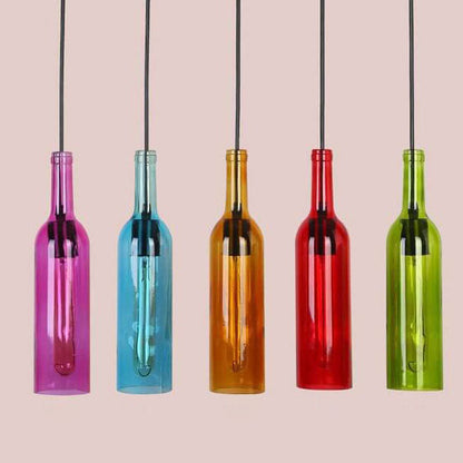 Colorful Glass Pendant Lamp for Home Office