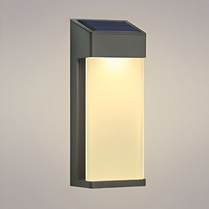 2 Pack Outdoor Solar Powered LED Wall Lights