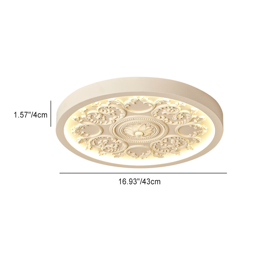 Sleek White LED Ceiling Light Fixtures