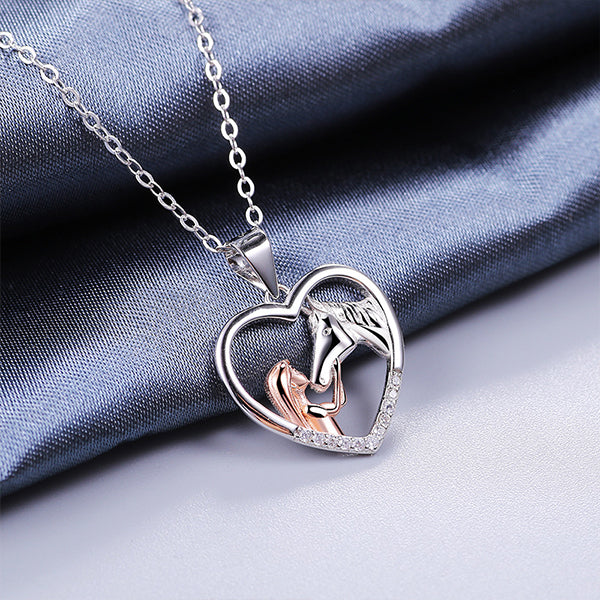 Pretty Horse Pendant Necklace Chain - Cofik