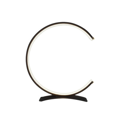 Contemporary Round LED Side Table Lamp