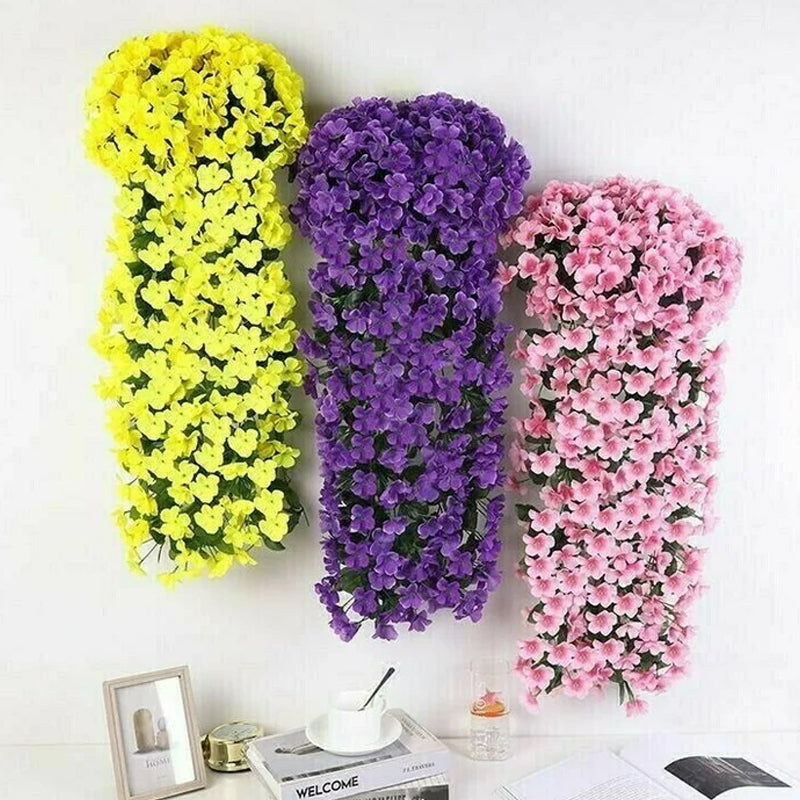 Colorful Fake Flower Orchid Arrangement