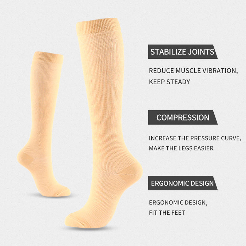 Comfort Fit Compression Socks with Zip Closure