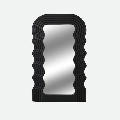Vintage Wave Resistant Wall Mirror