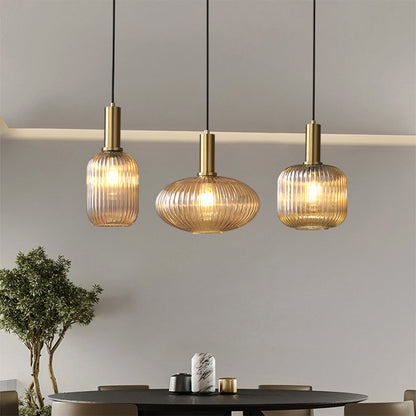 Classic Colorful Glass Pendant Light Fixture