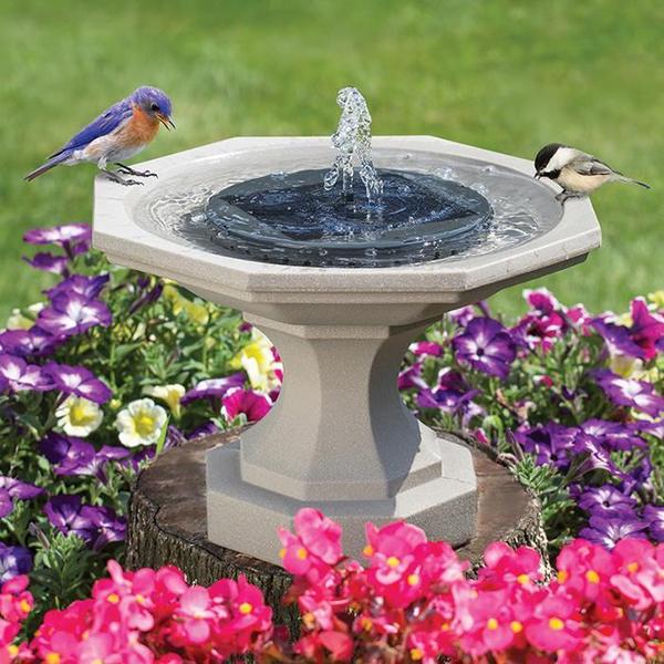 Solar Powered Garden Fountain for Outdoor Floors - Cofik