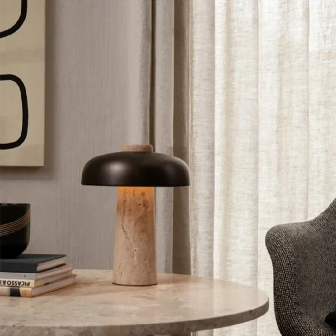 Elegant Stone LED Desk Lamp - Cofik