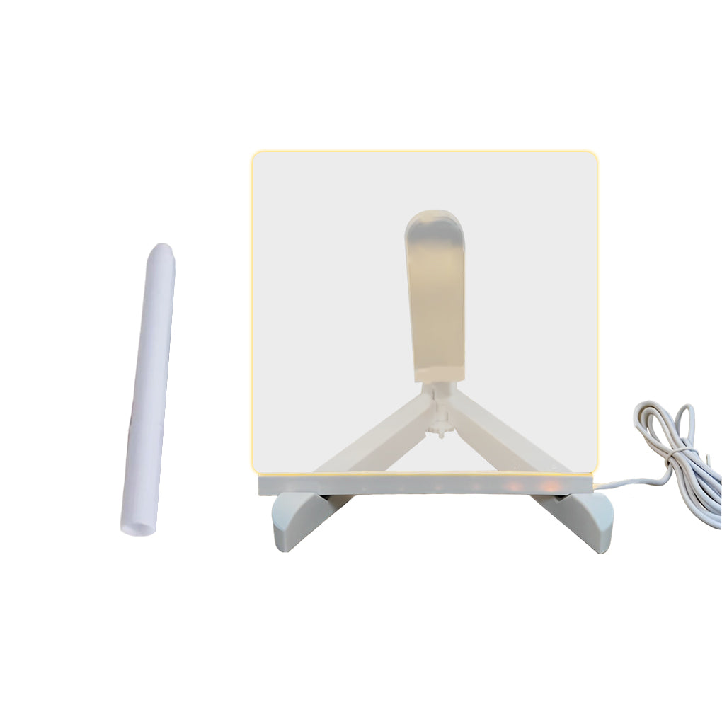Bright LED Desk Lamp with Color Changing Message Pad