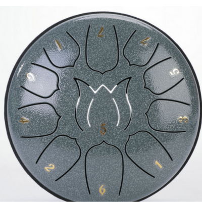 Metal Tongue Drum for Mindful Meditation Practice