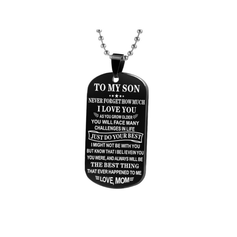 Personalized Kid's Keychain Necklace