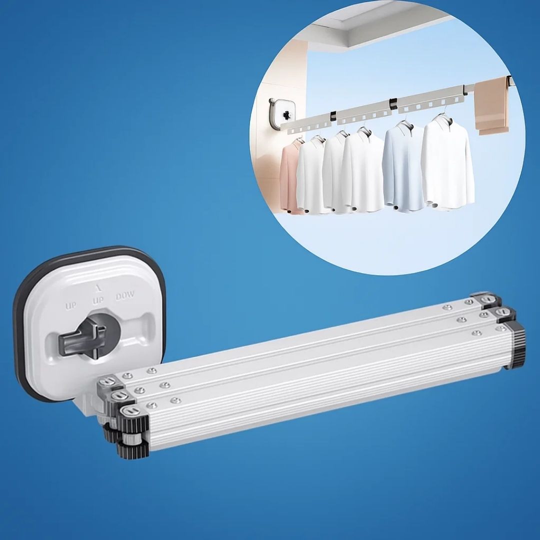 Compact Folding Wall Hanger Stainless Steel Rack - Cofik