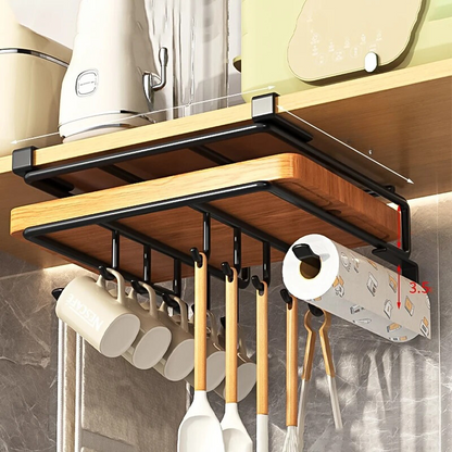 Space Saving Kitchen Wall Organizer - Easy Hang Design
