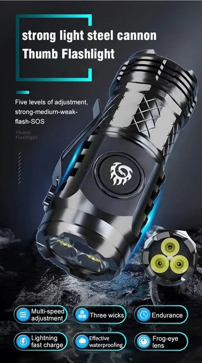 Compact Mini LED Super Bright Flashlight