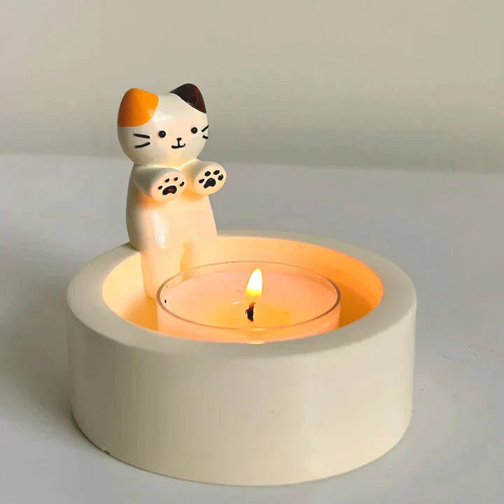 Adorable Kitty Tea Light Holders