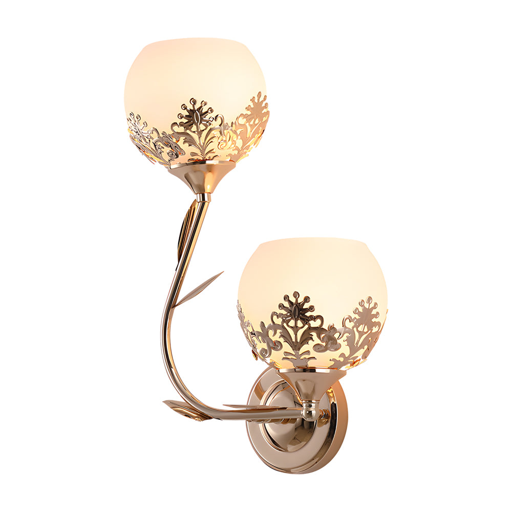 Elegant Double Glass LED Wall Lamp Fixtures