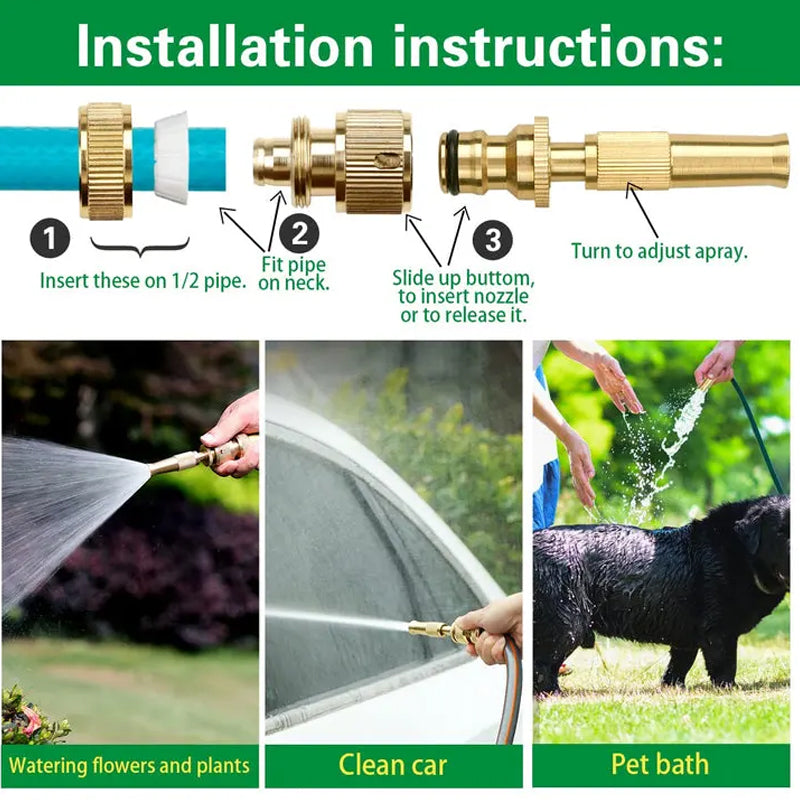 Durable Genuine Brass Spray Nozzle