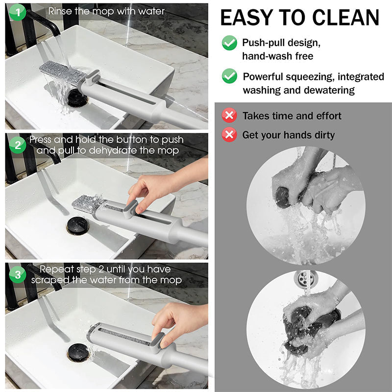 Compact Easy Squeeze Micro Mop