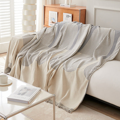 Plush Reversible Couch Slipcover