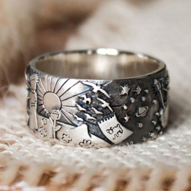 Simple Prince Universe Stainless Ring - Cofik