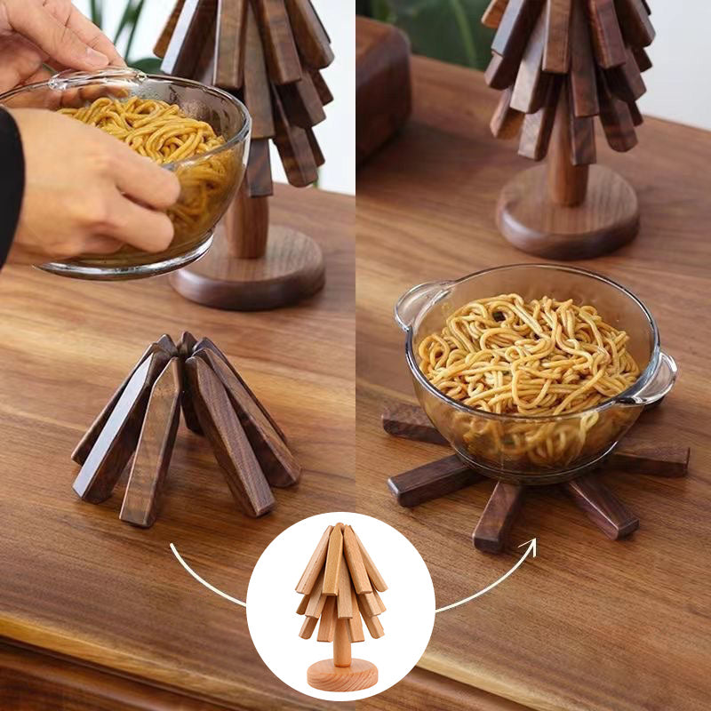 Natural Wooden Thermal Floor Mat