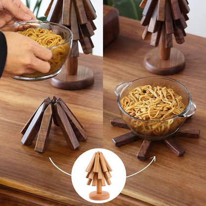 Natural Wooden Thermal Floor Mat