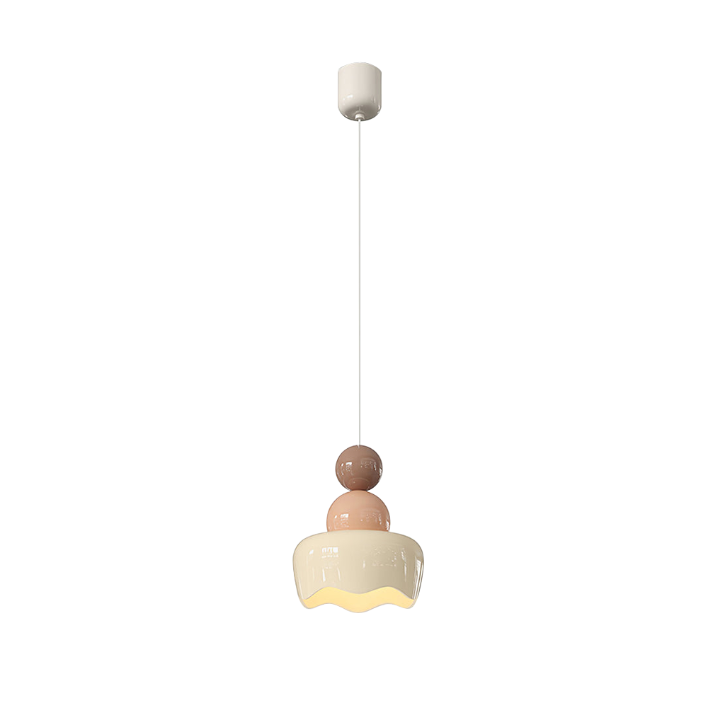 Bright White Hanging Bedside Lamp