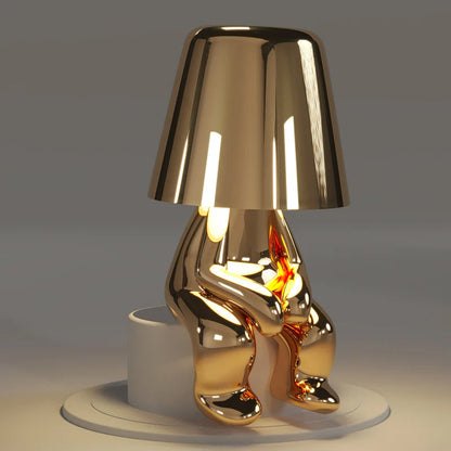 Small Vintage Bronze Desk Lamp
