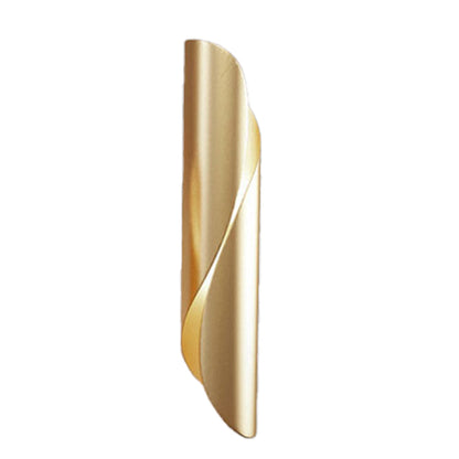 Modern Black Gold Wall Light Fixtures 50cm Industrial Style