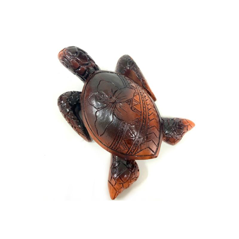 Handcrafted Wooden Sea Turtle Figurine