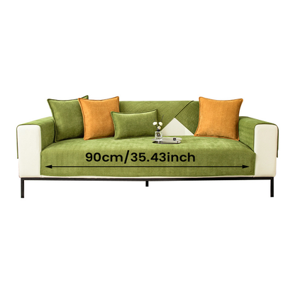 Plush Check Soft Sofa Slipcover Furniture Protector