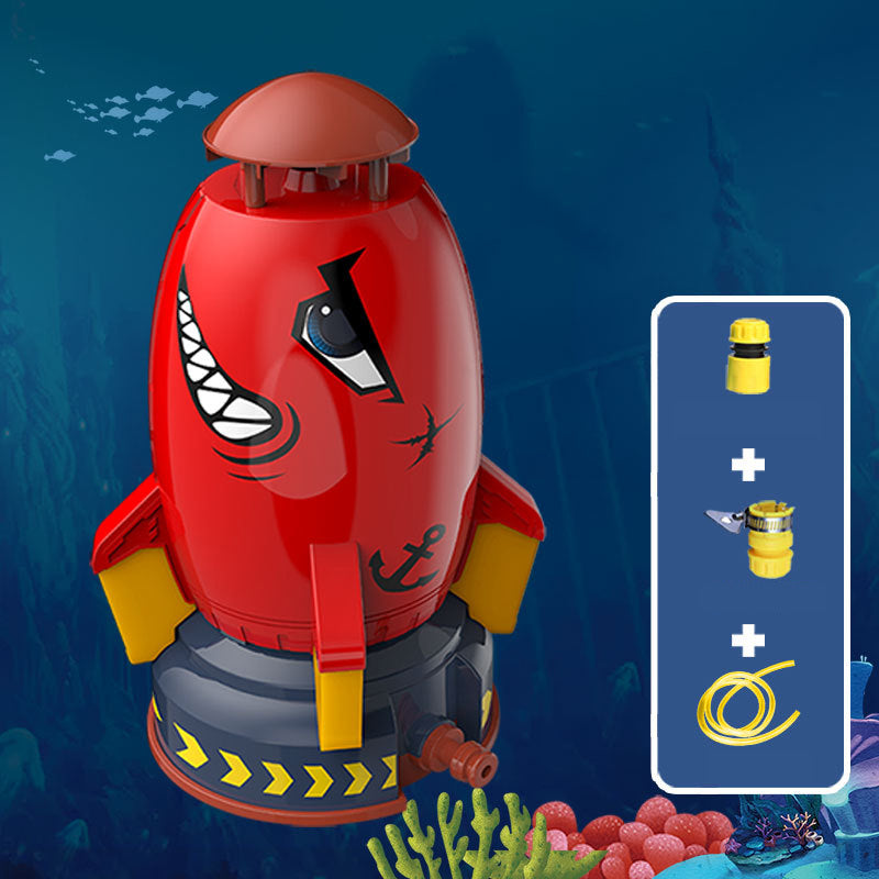Fun Kids Water Rocket Sprinkler for Garden Play