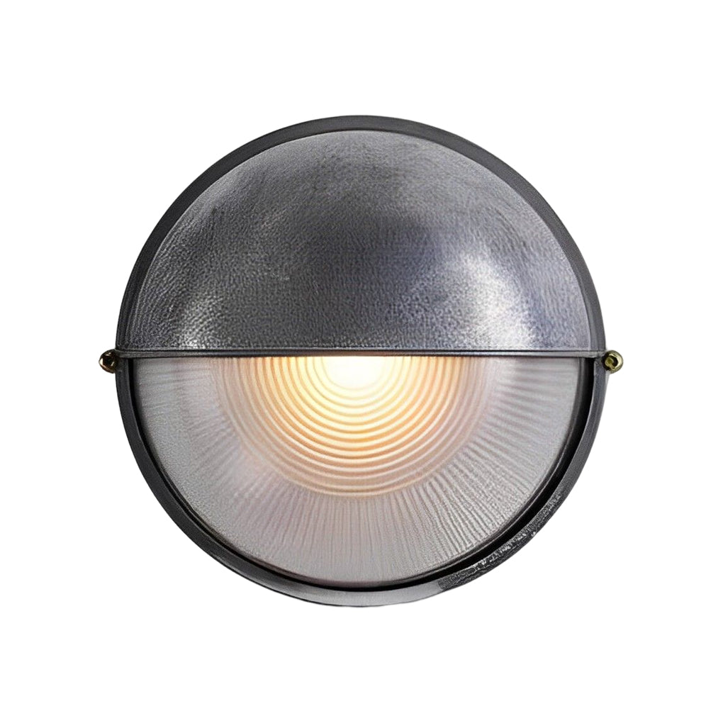 Vintage Metal Glass Outdoor Industrial Wall Light