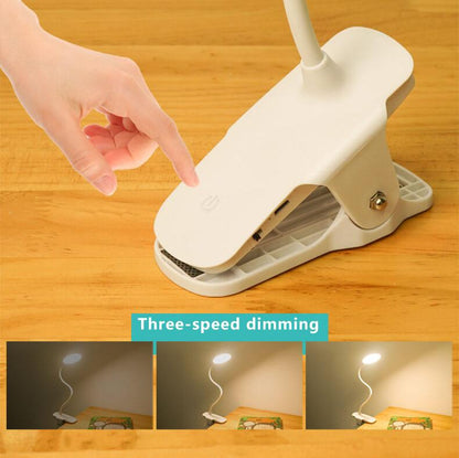 Compact USB Desk Lamp with Rechargeable Nightlight