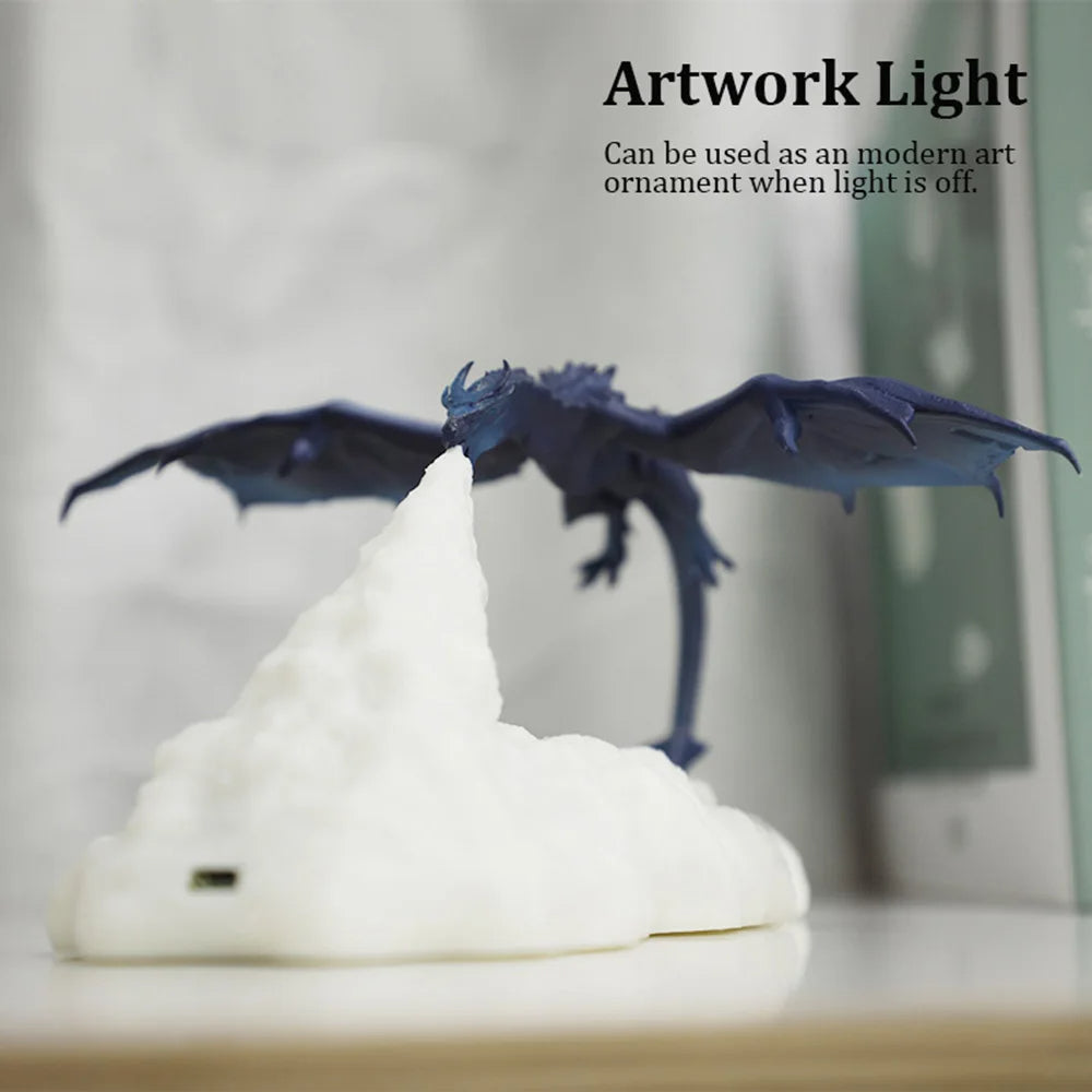 Colorful LED Dragon Table Lamp