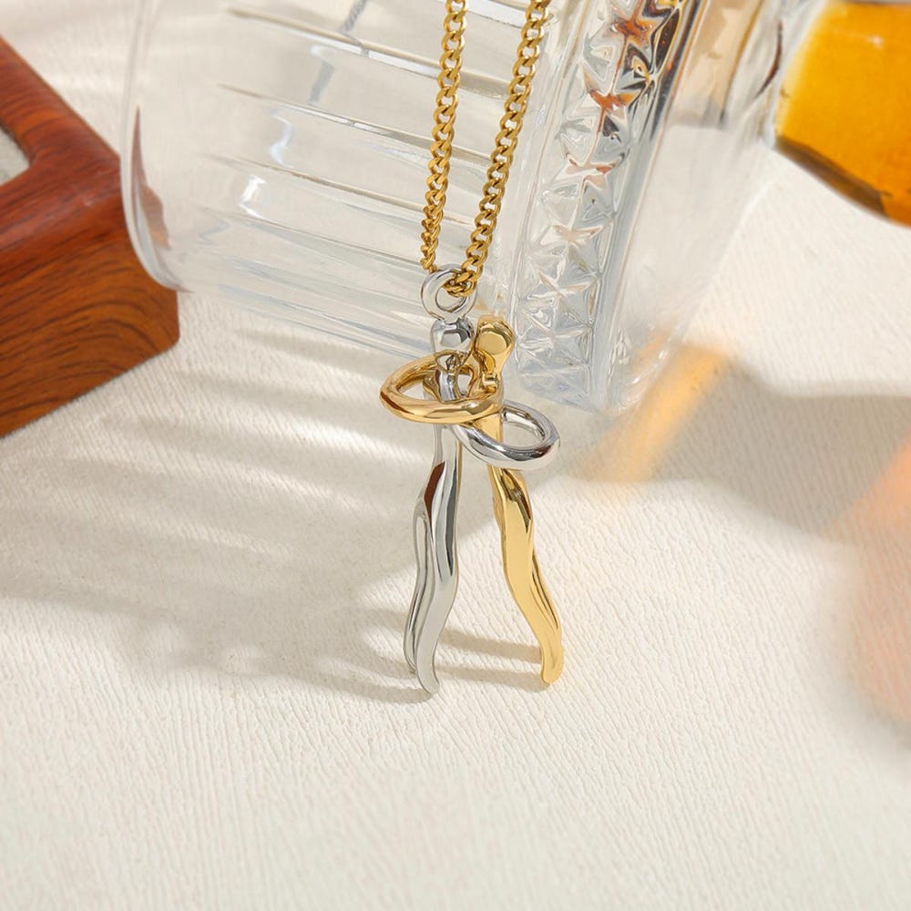 Love Token Embrace Necklace