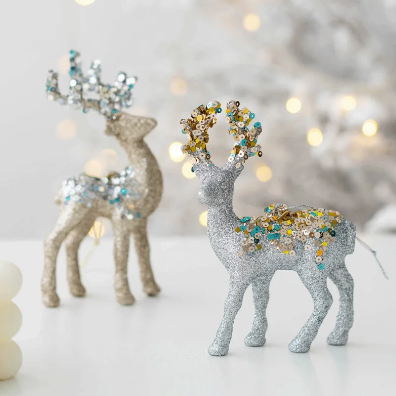 Glamorous Reindeer Christmas Ornament