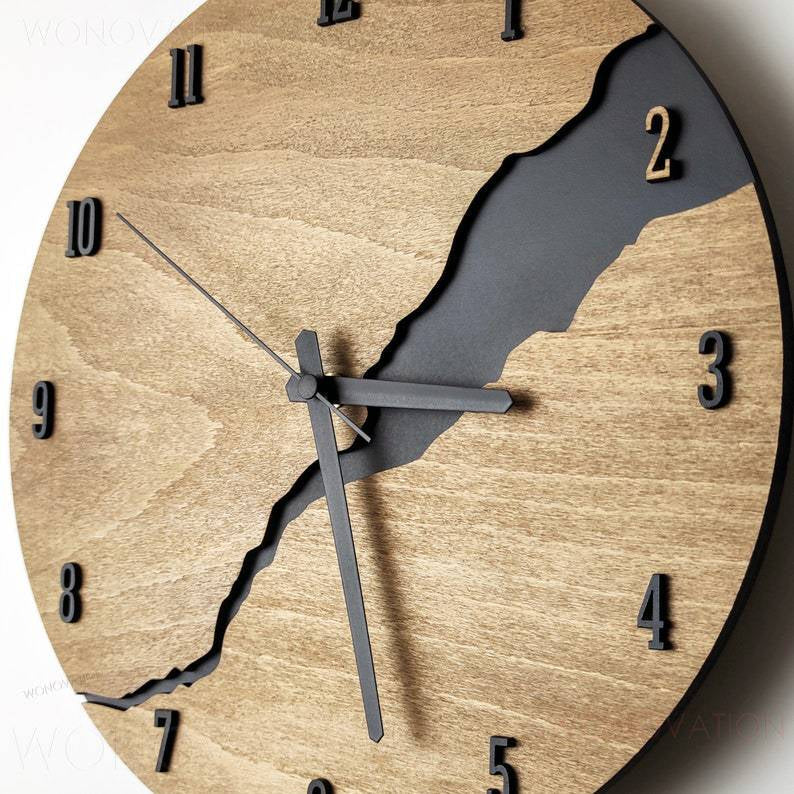 Vintage Wooden Wall Clock